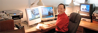 Welcome to my home office in Honolulu, Hawaii. Lorrin Lee.