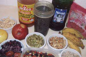 Lorrin Lee Organic Super Smoothie ingredients. Lorrin Lee Organic Super Smoothie.